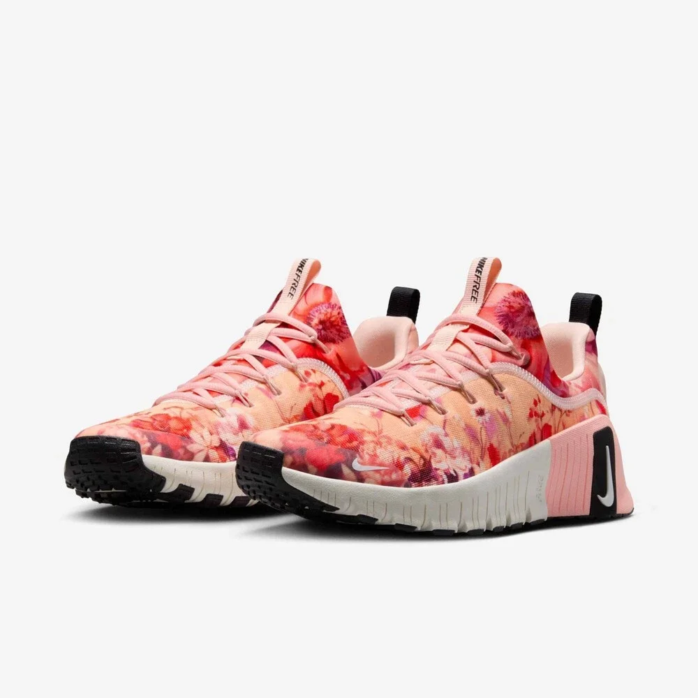 Nike Free Metcon 6 AMP IB6902-600 Women's 7.5 Coral Floral Workout Shoes LIQ1611